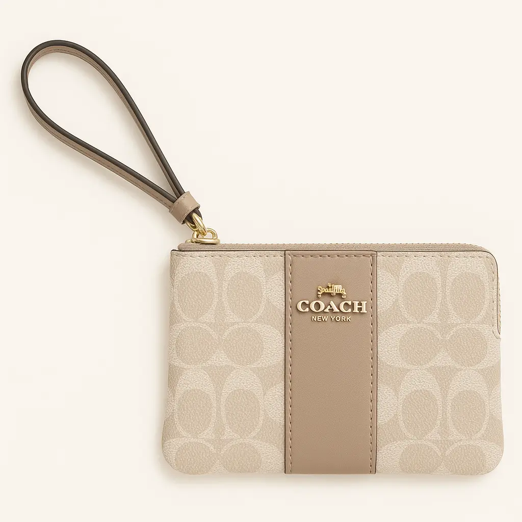 Monedero con Logos Coach